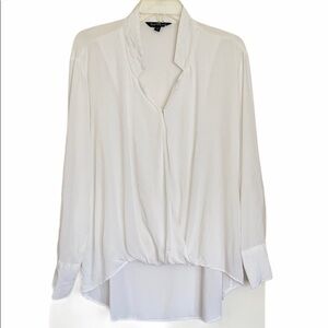 Velvet Heart White High-Low Top Size M